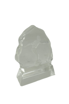 Trofeo petanca cristal , 0.82 cm